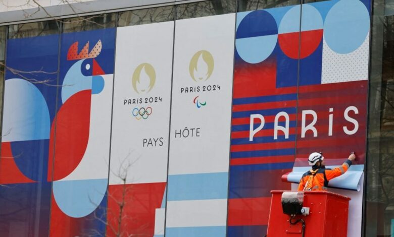 شوارع القرية الإعلامية لأولمبياد باريس