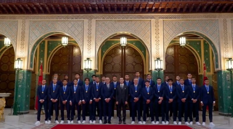 ولي العهد الأمير مولاي الحسن يستقبل أبطال العالم