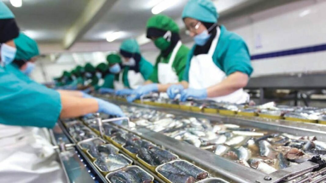 عاملة مغربية مصنع