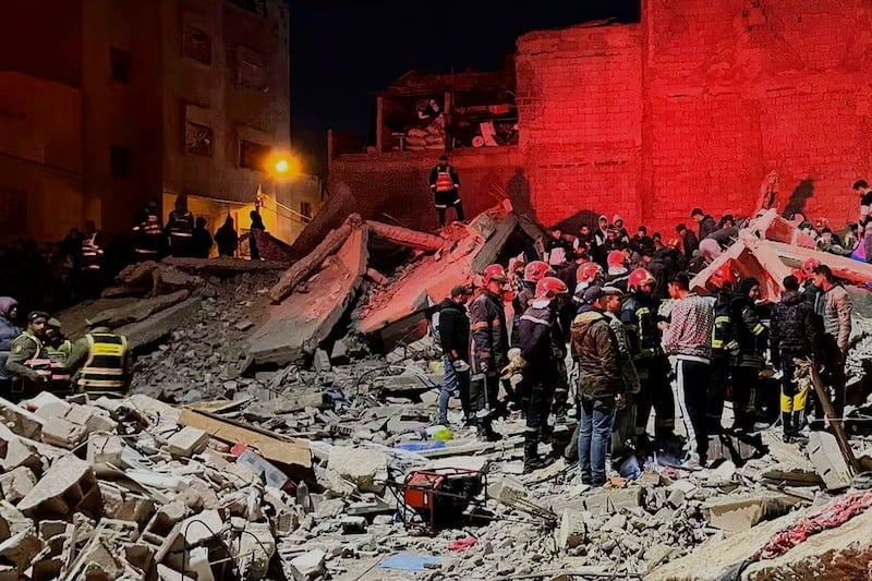 فاس: انهيار مبنيين يخلف تسعَ عشرةَ وفاة