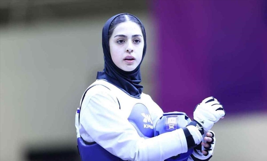 انسحاب لاعبة إيرانية من بطولة التايكواندو