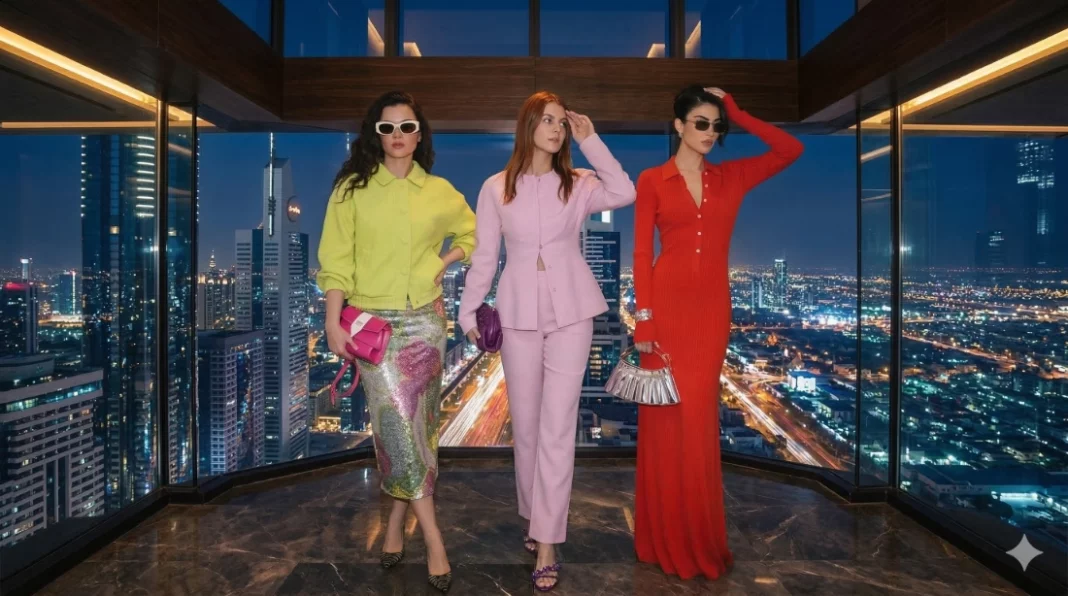 ألوان جريئة لإطلالات العيد… لمسات عصرية تضفي حيوية على أناقتك إطلالات العيد