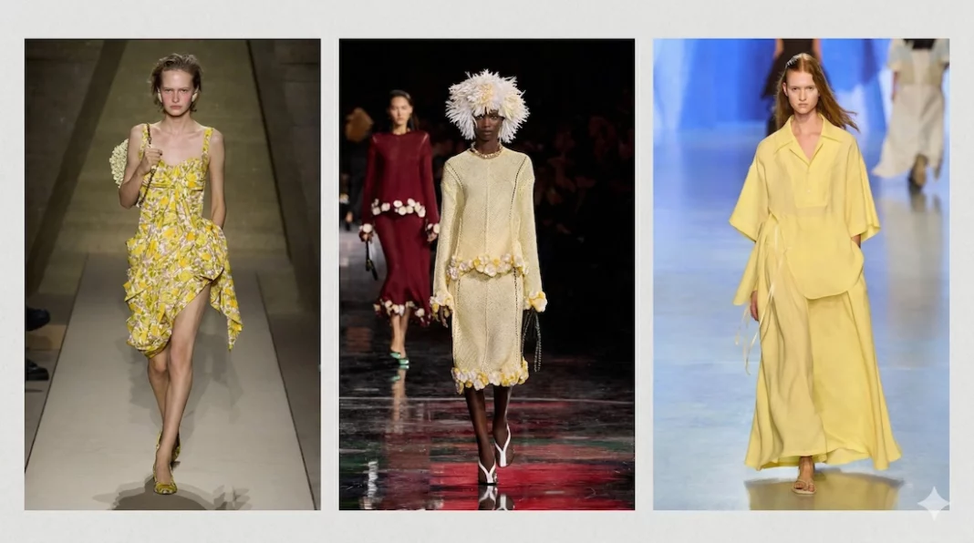 الأصفر نجم ربيع 2026… لون يختصر الحيوية ويعيد تعريف الأناقة اللون الأصفر